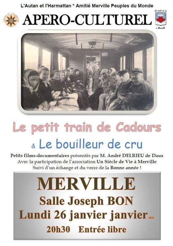 Apéro-Culturel : le Bouilleur de Cru &amp; le Petit Train de Cadours