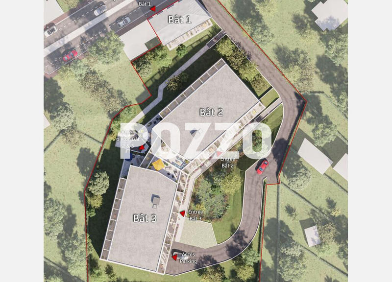 Appartement - 43 m² - 2 pièces