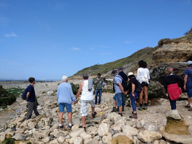 Visite guidée des falaises des Roches noires - Pointe du Heurt
