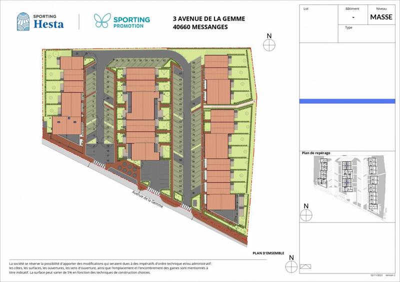 Duplex - 62 m² - 3 pièces