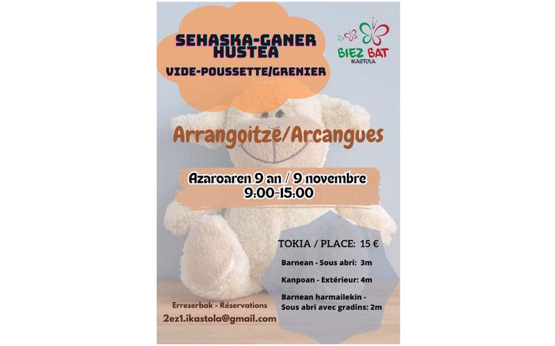 Vide poussette/greniers