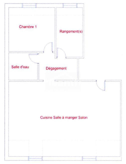 Appartement - 38 m² - 3 pièces
