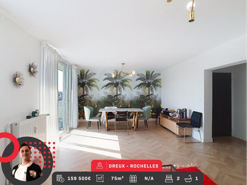 Appartement - 75 m² - 3 pièces