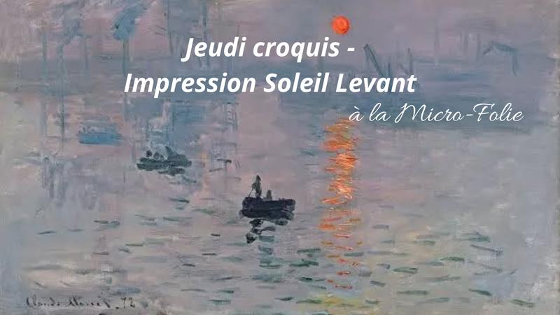 Jeudi croquis à la Micro-Folie