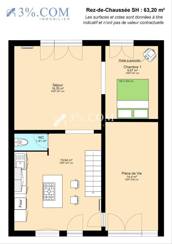 Maison - 112 m² - 6 pièces