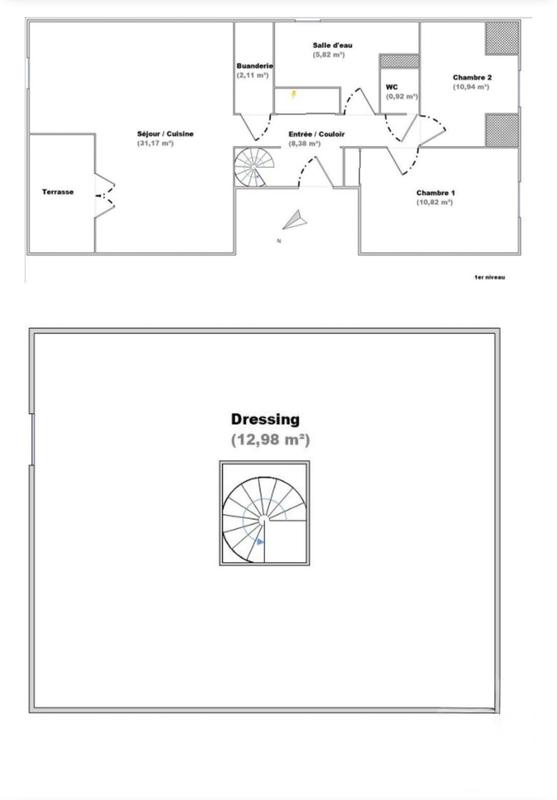 Appartement - 83 m² - 5 pièces
