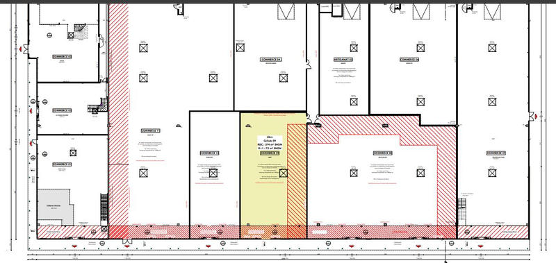 Local commercial - 446 m²