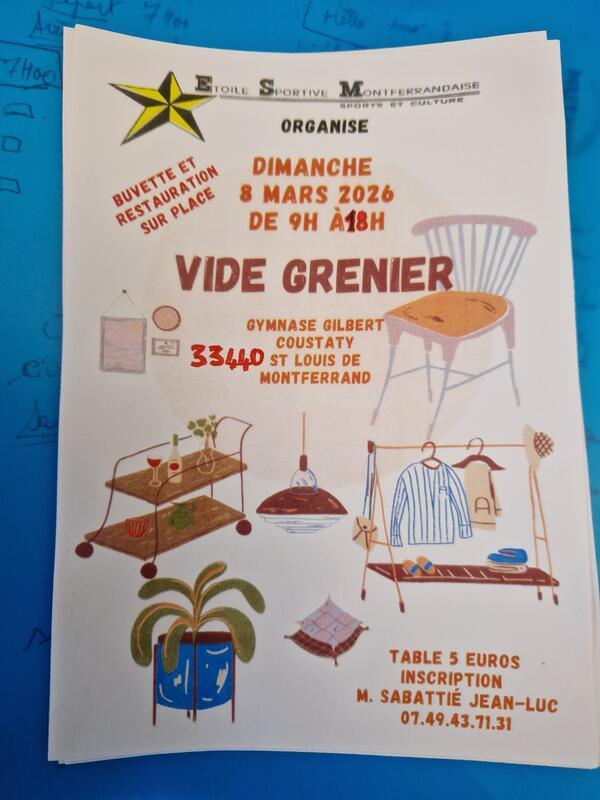 Vide grenier de l'esm