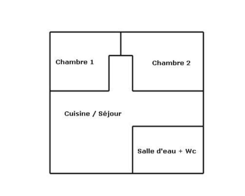 Appartement - 59 m² - 3 pièces