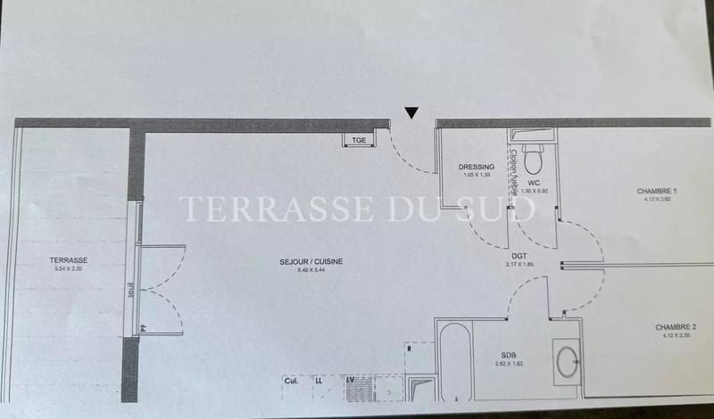 Appartement - 68 m² - 3 pièces