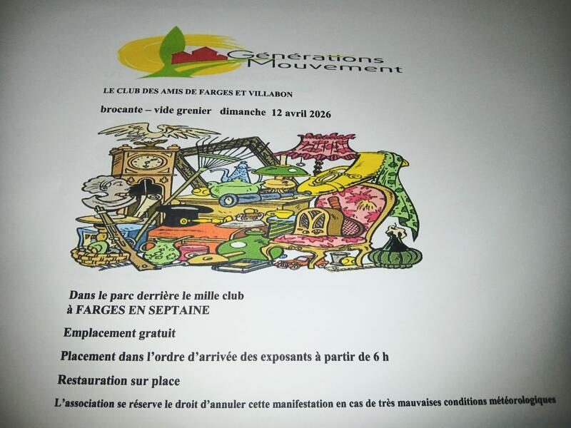 Brocante des amis de farges et villabon