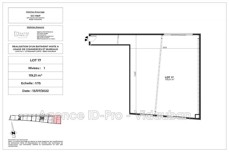 Local commercial - 119 m²