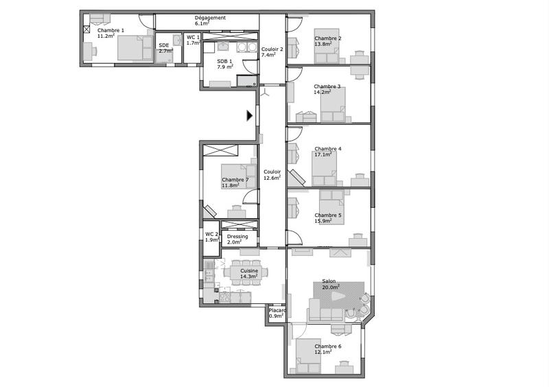 Appartement - 180 m²