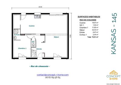 Maison - 145 m² - 7 pièces