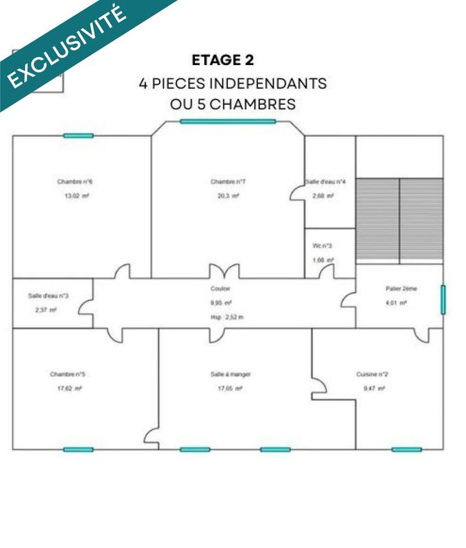 Maison - 300 m² - 9 pièces