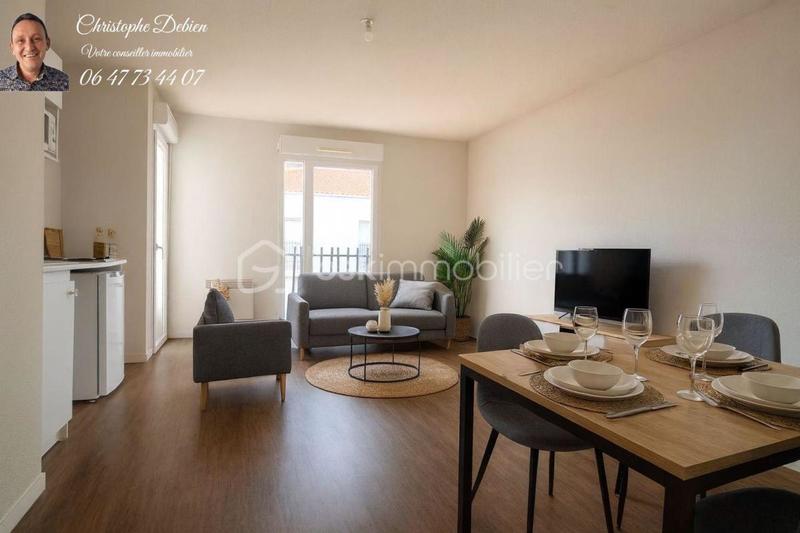 Appartement - 45 m² - 2 pièces