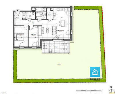 Appartement - 72 m² - 3 pièces