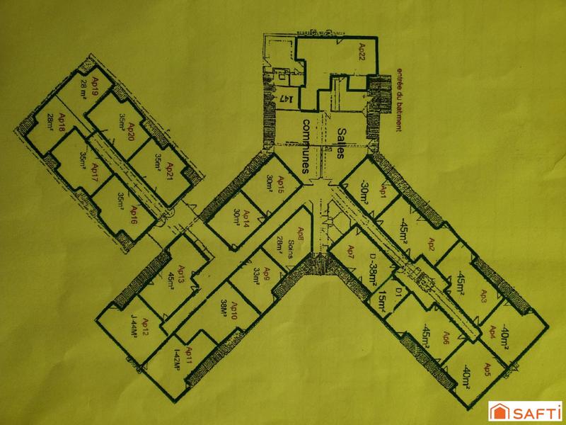 Immeuble - 1 219 m²