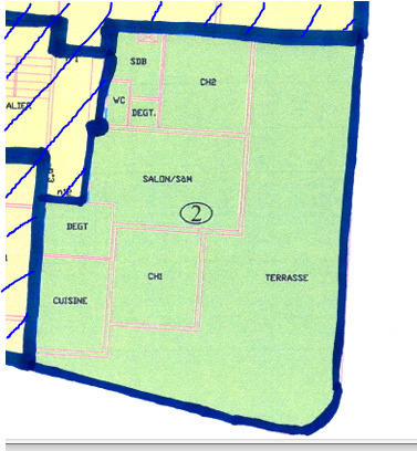 Appartement - 61 m² - 3 pièces