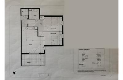 Appartement - 63 m² - 3 pièces