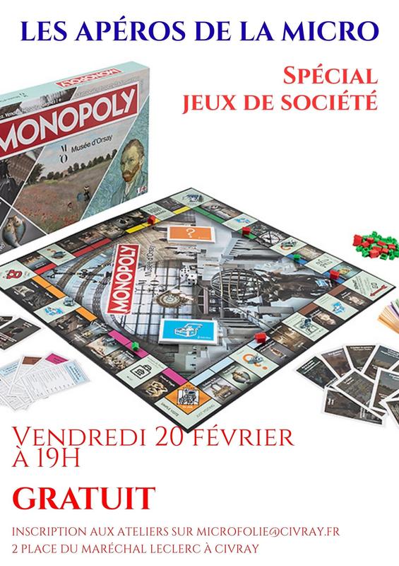 Les Apéros de la Micro : Spécial Jeux de Société