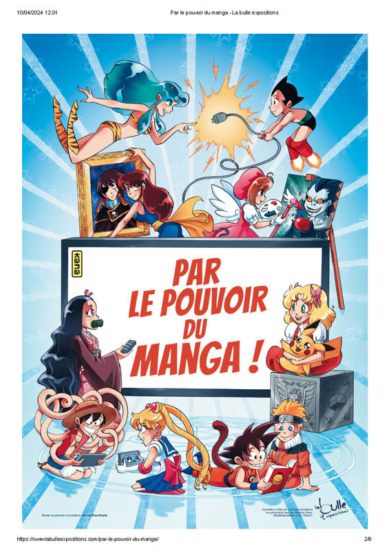 Exposition &quot;Par le Pouvoir du Manga&quot;