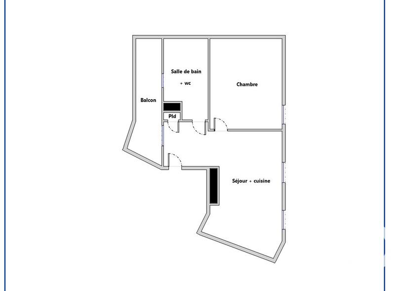 Appartement - 42 m² - 2 pièces