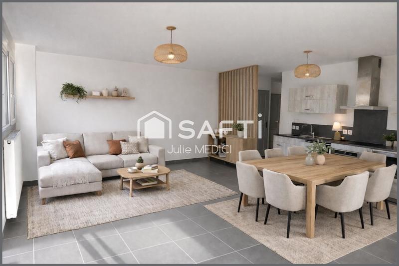 Appartement - 93 m² - 4 pièces