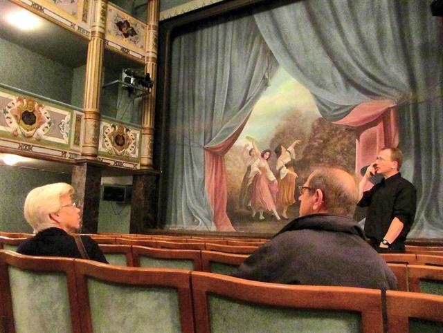 Visite guidée du théâtre de la halle au blé - la Flèche