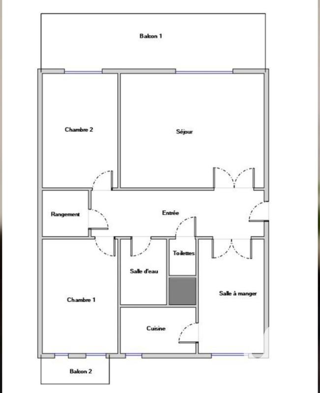 Appartement - 70 m² - 4 pièces