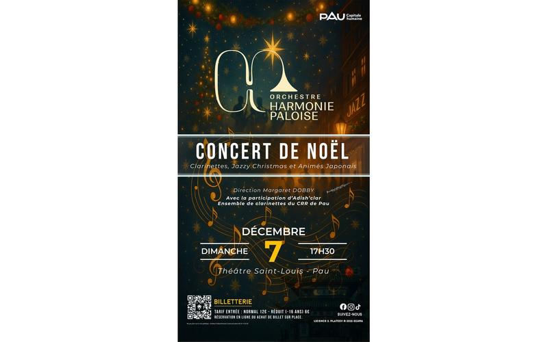 Concert de Noël de l'Harmonie Paloise