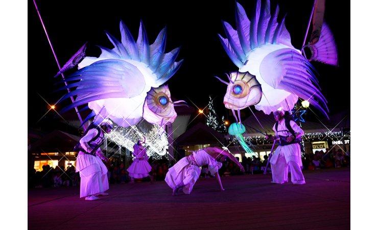 Déambulation lumineuse les Abysses