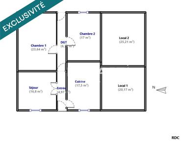 Maison - 146 m² - 7 pièces