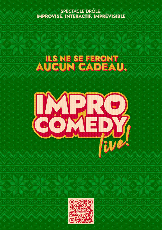 Spectacle - Impro Comedy Live - Spécial Noël