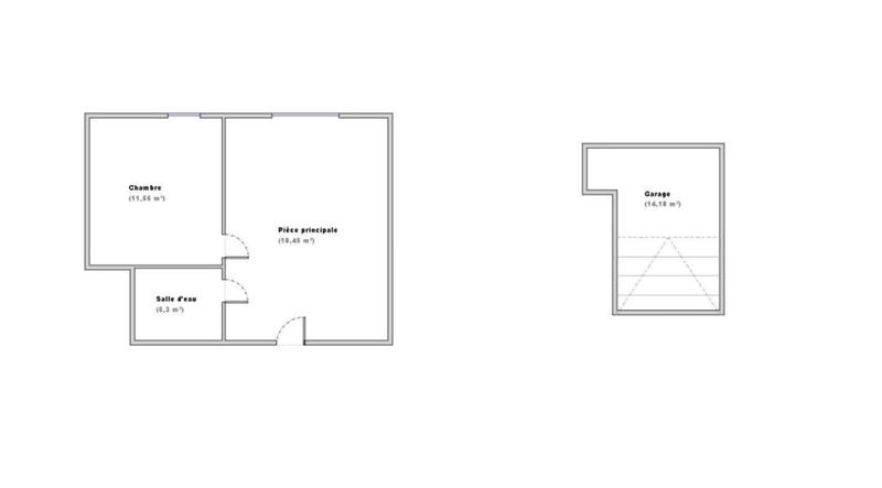 Appartement - 36 m² - 2 pièces