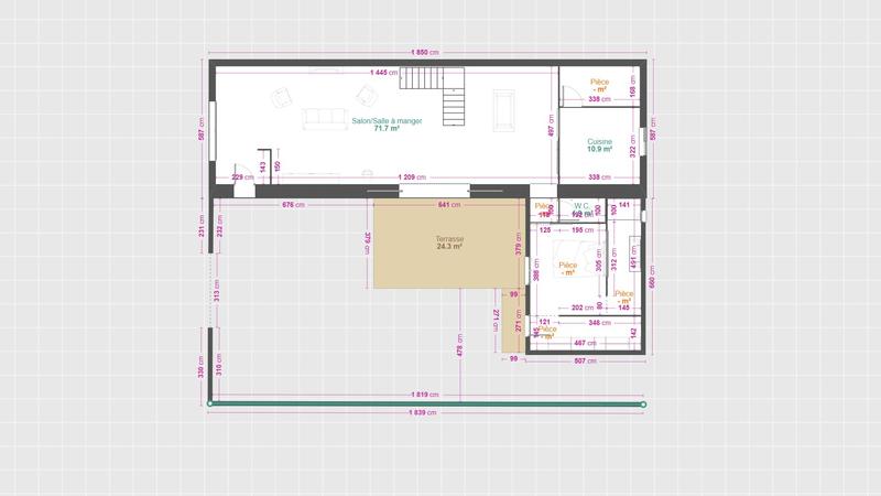 Maison ancienne - 200 m² - 1 pièce