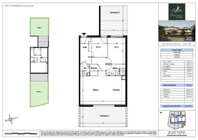 Appartement - 73 m² - 3 pièces