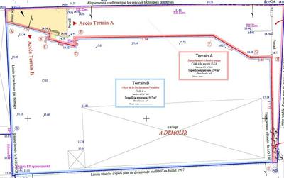 Terrain constructible - 967 m²