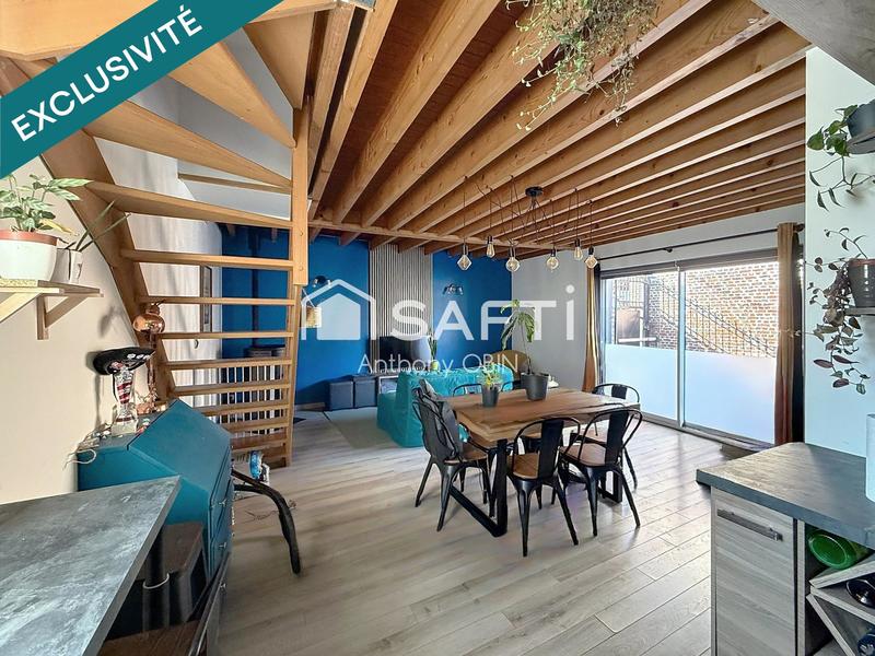 Maison - 64 m² - 3 pièces