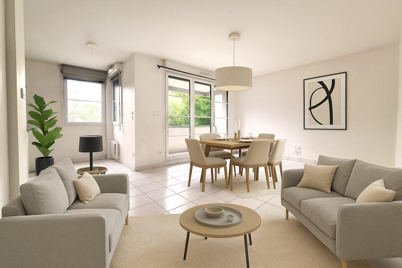 Appartement - 61 m² - 3 pièces