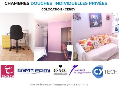 Chambre - 9 m² - 1 pièce