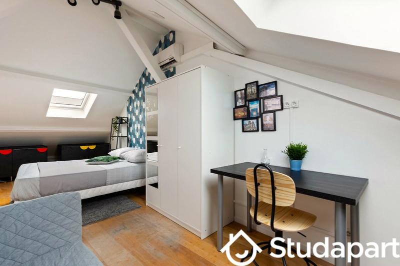 Chambre - 12 m² - 1 pièce