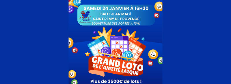 Grand loto de l'amitié laïque