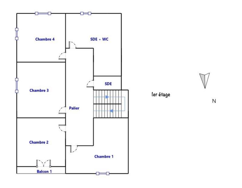 Maison - 200 m² - 6 pièces
