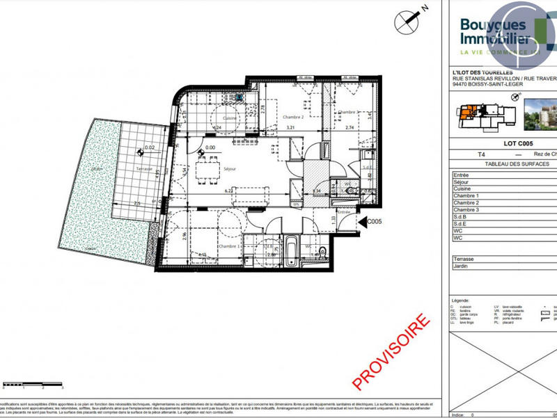 Appartement - 87 m² - 4 pièces