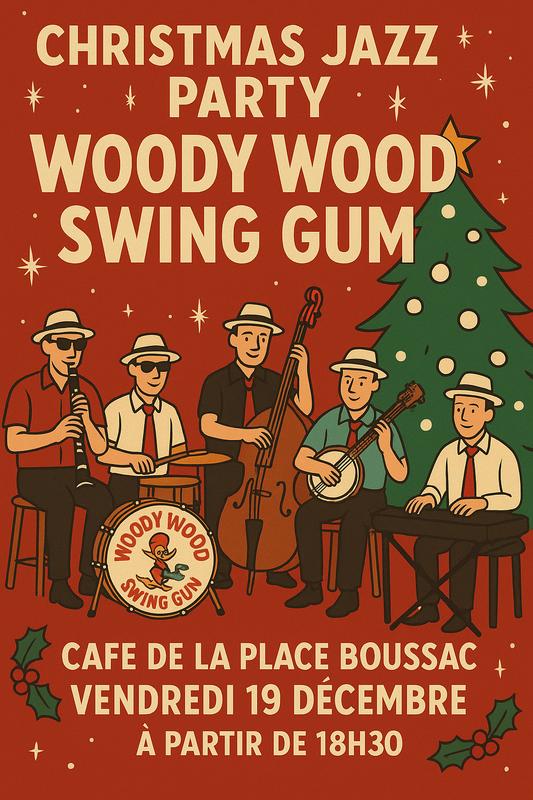 Christmas Jazz Party avec Woody Wood Swing Gum