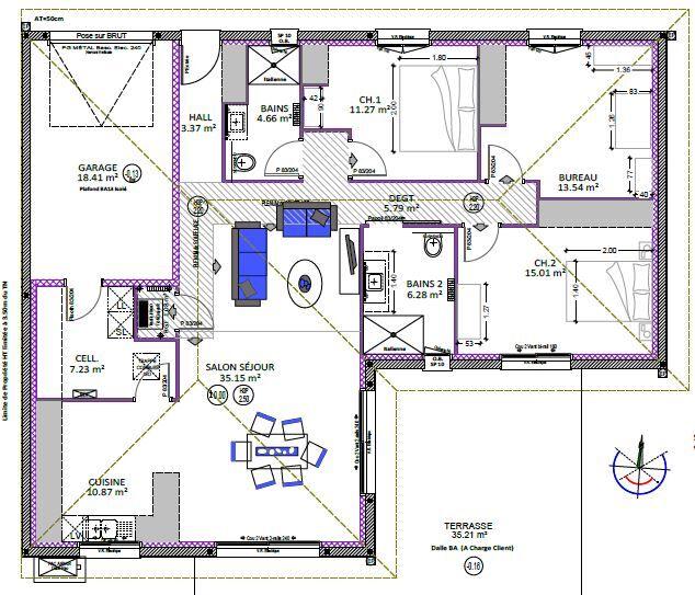 Maison - 114 m² - 5 pièces