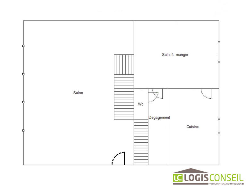 Maison traditionnelle - 128 m² - 8 pièces