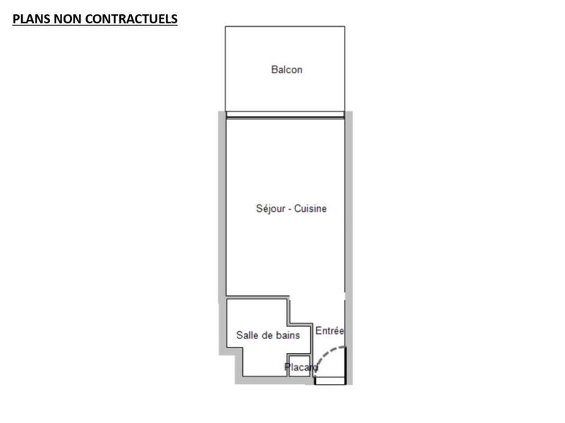 Appartement - 21 m² - 1 pièce
