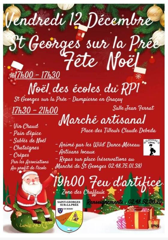 Saint-Georges-sur-la-Prée fête Noël
